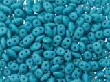 Matubo SuperDuo 2 x 5mm Matte Sleeping Beauty Turquoise 2-Hole Seed Bead 2.5-Inch Tube