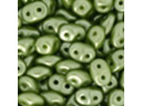 Matubo SuperDuo 2 x 5mm Olive Pearl Coat 2-Hole Seed Bead 2.5-Inch Tube