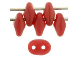 Matubo SuperDuo 2 x 5mm Matte Cherry 2-Hole Seed Bead 2.5-Inch Tube