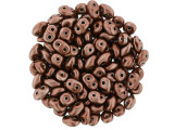 Matubo SuperDuo 2 x 5mm Metalust Burnt Copper 2-Hole Seed Bead 2.5-Inch Tube