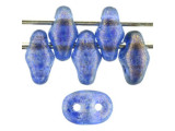 Matubo SuperDuo 2 x 5mm Ultramarine Halo 2-Hole Seed Bead 2.5-Inch Tube