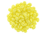 Matubo SuperDuo 2 x 5mm Yellow Pearl Shine 2-Hole Seed Bead 2.5-Inch Tube