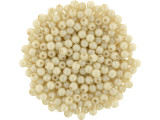 Looking to add an extra touch of elegance to your DIY jewelry designs? Look no further than these exquisite half-drilled Finial beads from Starman. Made from high-quality Czech glass and featuring a stunning Luster Opaque Champagne color, these small, round beads are perfect for creating custom head and eye pins, wire-work decorations, or Kumihimo ends. Their half-drilled center hole pairs perfectly with wires, cords, and memory wire for easy attachment, while their brilliant luster adds an extra touch of sophistication to any design. Elevate your jewelry making game today with these must-have Finial beads from Starman.