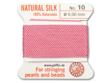 Griffin Bead Cord 100% Silk - Size 10 (0.90mm) Dark Pink