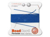 Griffin Bead Cord 100% Silk - Size 3 (0.50mm) Blue