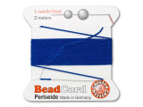 Griffin Bead Cord 100% Silk - Size 5 (0.65mm) Dark Blue