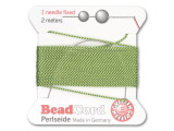 Griffin Bead Cord 100% Silk - Size 7 (0.75mm) Jade Green