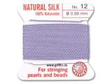 Griffin Bead Cord 100% Silk - Size 12 (0.98mm) Lilac