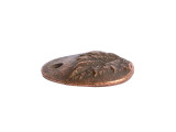 Nunn Design Antique Copper-Plated Small Berry Leaf Charm