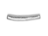 Nunn Design Silver-Plated Pewter 27mm Metal Tube Bead