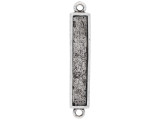Nunn Design Antique Silver-Plated Pewter Double Loop Rectangle Itsy Link