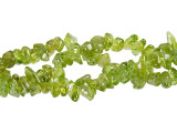 Earthy style fills the Dakota Stones 6-8mm peridot chip beads. These gemstone beads feature organic chip shapes that will add texture and dimension to your jewelry designs. They are versatile in size, so add them to necklaces, bracelets and even earrings. They feature mossy green color. Peridot is the birthstone for the month of August.Because gemstones are natural materials, appearances may vary from piece to piece.Length 2-7mm, Width 5-9.5mm