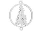 Silver Christmas Tree Connector Vertical