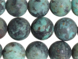 Dakota Stones Matte African Turquoise Jasper 10mm Round Bead Strand