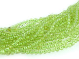 Dakota Stones 2mm Peridot Round Bead Strand