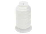 The Beadsmith 100% Silk Beading Thread, Size F, 1 Spool, White (140 Yards)