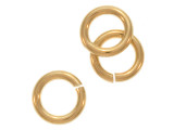 JUMPLOCK Jump Rings, Round 6mm 18 Gauge, Gold-Filled (10 Pieces)