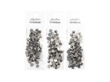 Make your next DIY project shine with Crystal Lane's Hematite Flat Back Rhinestones. These stunning gems will elevate your jewelry, costumes, and decor to the next level with their sleek and stylish black color and unmatched brilliance. The foil-backing of these SS30 rhinestones produces a dazzling sparkle that will make your creation stand out from the crowd. Plus, with their budget-friendly price and high-quality material, they're the perfect choice for anyone looking to add some glamour to their handmade designs. Add some daring and dazzling flair to your next project with Crystal Lane's Hematite Flat Back Rhinestones.