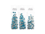 Transform your DIY jewelry into a stunning masterpiece with Crystal Lane Flat Back Rhinestones in Aquamarine. Give your handmade jewelry and crafts a touch of elegance and sophistication with these glossy, turquoise-hued crystals. Crafted with precision, these SS30 flat back rhinestones are designed to reflect the light brilliantly and embellish your pieces with a dazzling play of shine. Each rhinestone is carefully foil-backed to create a stunning effect that adds extra depth to your works. Experience the luxurious beauty of Crystal Lane Aquamarine rhinestones and unlock your creativity. The possibilities are endless with these SS30 flat back rhinestones at your fingertips.