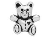 Looking for a cute, unique addition to your DIY jewelry or craft project? Look no further than this TierraCast antique silver teddy bear bead! This adorable 3D bear is waiting with open arms, ready to charm kids and adults alike. Complete with detailed features and an expressive heart-shaped chest, this fine silver-plated pewter bead will add a touch of whimsy to any design. Whether you use it as a fun charm or incorporate it into a larger project, its versatile antiqued finish and high-quality lead-free pewter construction will ensure its shine lasts for years to come. Don't miss out on this must-have addition to your collection!