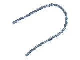 Add a touch of sleek style to your handmade jewelry creations with these Czech Fire-Polish Beads. Made of high-quality Czech glass, these round beads feature diamond-shaped facets that add texture and dimension to your designs. Whether you're creating a delicate necklace or intricate bead embroidery, these tiny beads make the perfect accents of color. Their silvery blue hue gleams beautifully, adding a touch of elegance to your creations. Transform your crafting experience with these stunning beads by Starman.