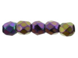 Fire-Polish 2mm : Iris - Purple (50pcs)