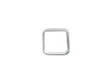 Sterling Silver Jewelry Link, Square, 8mm (Each)