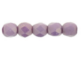 Fire-Polish 2mm : Luster - Opaque Lilac (50pcs)
