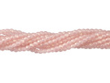 Fire-Polish 2mm : Sueded Gold Milky Pink (50pcs)