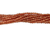 Fire-Polish 2mm : Sueded Gold Ruby (50pcs)