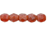 Fire-Polish 2mm : Flash Pearl - Siam Ruby (50pcs)