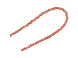 Get ready for a burst of fruity charm with these Czech Fire-Polish Beads in ColorTrends Pacifica Strawberry. Indulge in the sweet temptation of these diamond-faceted glass beads that bring texture and dimension to your creations. From delicate bead embroidery to stunning spacers, these tiny yet impactful beads add a pop of fruity pink with subtle golden hues. Let your creativity soar with this strand of approximately 50 beads by Starman. Unleash your inner artist and bring your handmade jewelry and DIY craft projects to life with these irresistible, mouthwatering beads.