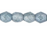 Fire-Polish 3mm : Luster - Stone Blue (50pcs)