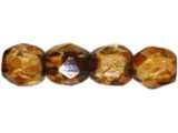 Fire-Polish 3mm : Crystal - Picasso (50pcs)
