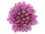 Fire-Polish 4mm : Halo - Madder Rose (50pcs)