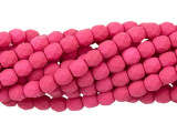 Get ready to add a brilliant burst of color to your jewelry designs with the Czech Glass 4mm Saturated Fuchsia Fire-Polish Bead Strand by Starman. These diamond-shaped facets cut into the surface give these beads a unique texture and an irresistible shine. Whether you're creating a stunning multi-strand bracelet or adding a pop of color to your earrings, these versatile beads are sure to catch everyone's eye. Made from high-quality Czech glass, they are perfect for all kinds of projects. Let your creativity soar with these vibrant fuchsia beads!