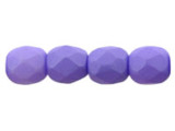 Fire-Polish 4mm : Saturated Purple (50pcs)