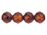 Renaissance Fire-Polish 6mm : Dk Topaz - Picasso (25pcs)