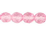 Fire-Polish 8mm : Pink (25pcs)