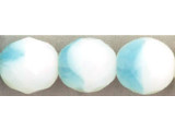 Fire-Polish 12mm : Iceberg Blue/Milky White (25pcs)