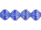Add a touch of exquisite beauty to your handmade jewelry and crafts with the Fluted Fire-Polish 9mm in Luster - Sapphire. Crafted with passion from Czech glass, this enchanting piece will transport you to a world of mesmerizing elegance. Its deep blue hue, reminiscent of the vast ocean, captures the essence of tranquility and serenity. Each bead is a masterpiece in itself, gleaming with a lustrous shine that will reflect the light and sparkle like stars in the night sky. Indulge your senses and unleash your creativity with these 25pcs of pure artistic delight. Elevate your creations and let your imagination soar with the Fluted Fire-Polish 9mm, where quality meets craftsmanship.