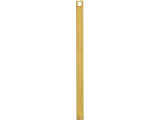 Brass Stamping Blank, Long Bar with Hole (12 Pieces)