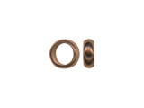 Antiqued Copper Plated Metal Beads, Large Hole Spacer, Bulk (gross)