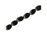 This semiprecious basic black gemstone closely resembles black onyx, but since we have been unable to verify its true classification, "black stone" is the most honest name we can give to these beads and pendants. Note that black stone jewelry components generally appear less shiny than black onyx components.Please see the Related Products links below for similar items, and more information about this stone.