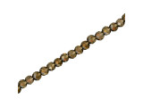 Smoky Quartz Gemstone Bead, Faceted Round, 4mm (strand)