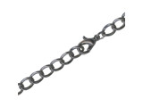 Gunmetal Curb Chain Bracelet, Large Link (dozen)