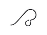 TierraCast Black Niobium French Hook Earring Wires (pair)