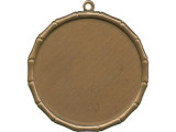 Vintaj Natural Brass Bezel Plate, Bamboo, 40mm (each)