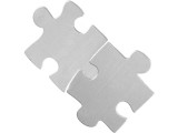 24ga Sterling Silver Blank, Interlocking Puzzle Pieces, 25x33mm (pack)