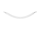 Sterling Silver Curved Bar Jewelry Connector, 2 Loop (Each)